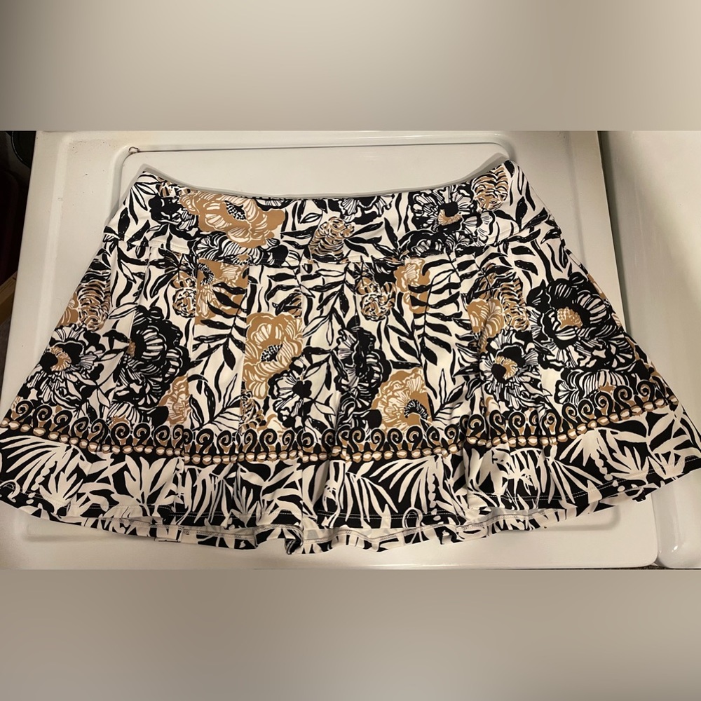 Lilly Pulitzer Ressi Skort Peonie Party Engineered